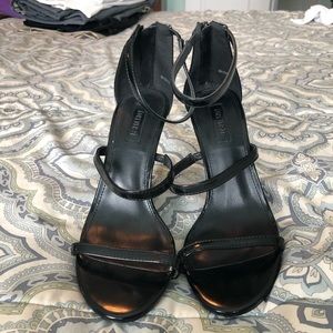 Forever 21 Size 7.5 Strappy Black Heels